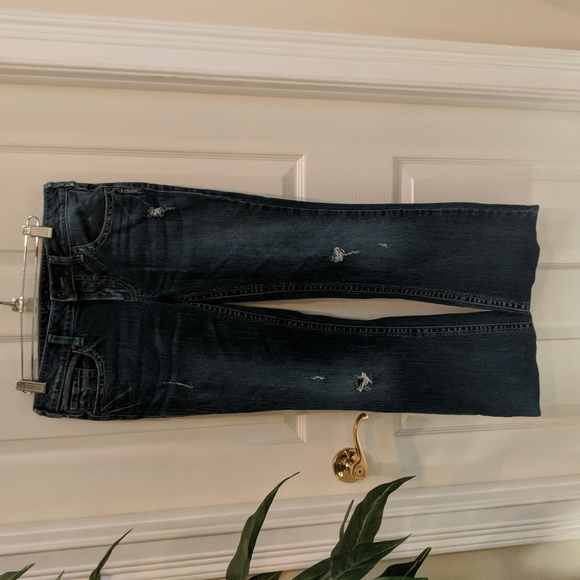 Silver Jeans Aiko Boot Cut Women's Distressed Jeans Size W28 - Picture 1 of 7